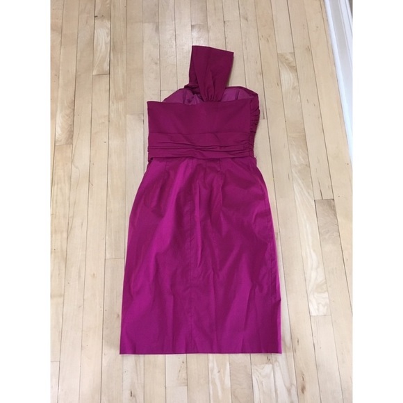 David Meister Cocktail One Shoulder Dress - Picture 4 of 4